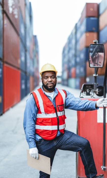 Image of professional container controllers who organize container deliveries and moves to maximize resources and minimize delays. Accurately completing daily and weekly report status updates.